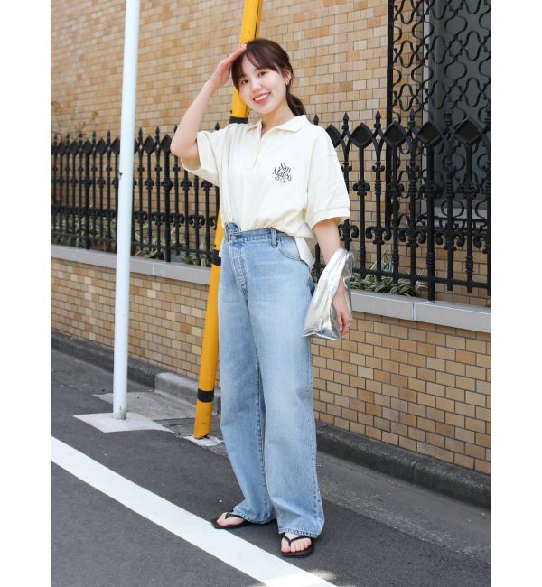 Ungrid「ロゴショートポロシャツ」|ポロシャツ|