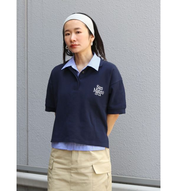 Ungrid「ロゴショートポロシャツ」|ポロシャツ|