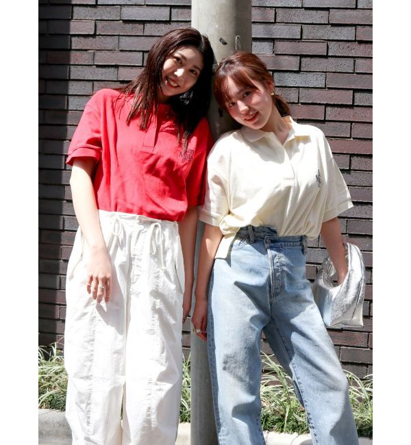 Ungrid「ロゴショートポロシャツ」|ポロシャツ|