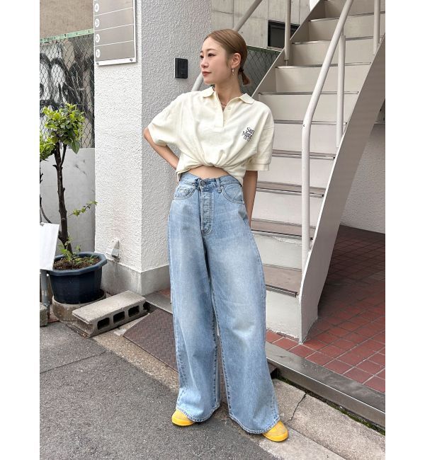 Ungrid「ロゴショートポロシャツ」|ポロシャツ|