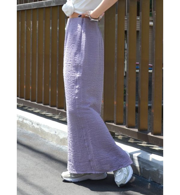 Ungrid「アイライン楊柳スカート【SET UP着用可】」|スカート|