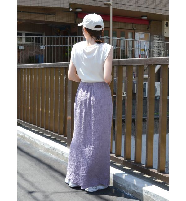 Ungrid「アイライン楊柳スカート【SET UP着用可】」|スカート|