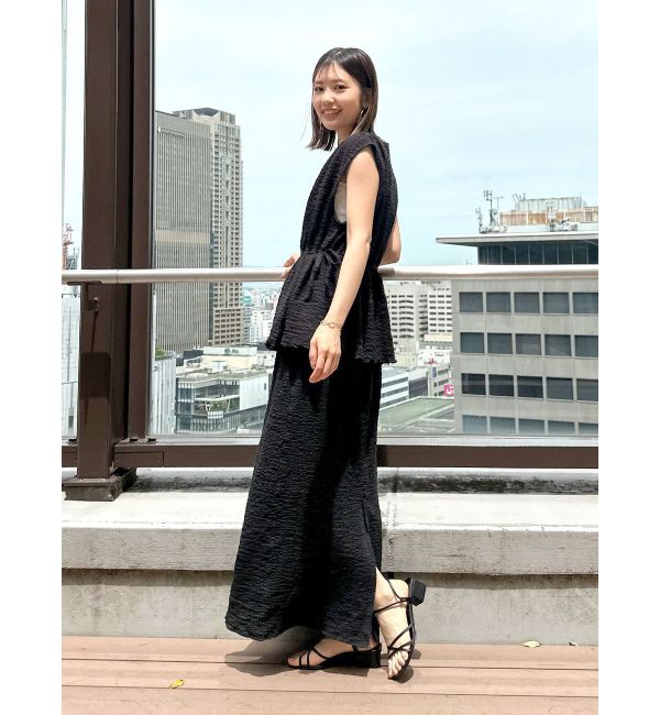 Ungrid「アイライン楊柳スカート【SET UP着用可】」|スカート|