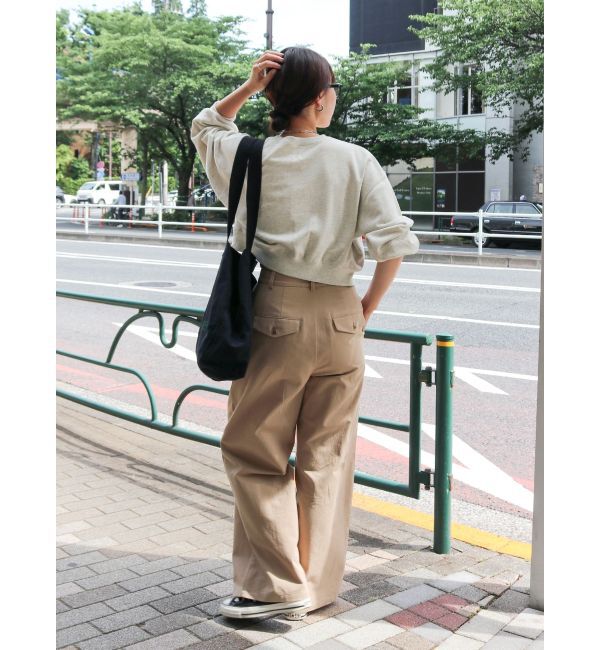 Ungrid「【WEB限定】ツータックチノパンツ」|チノ|