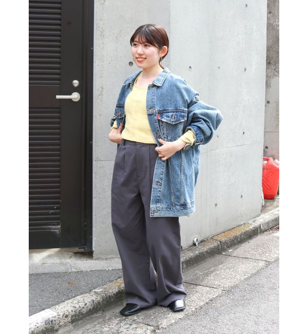 Ungrid「【WEB限定】ツータックチノパンツ」|チノ|