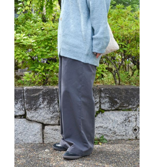 Ungrid「【WEB限定】ツータックチノパンツ」|チノ|