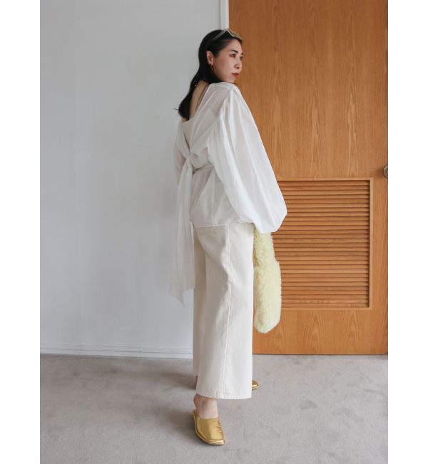 Ungrid「バックオープンボリュームブラウス」|シャツ・ブラウス|