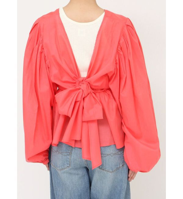 Ungrid「バックオープンボリュームブラウス」|シャツ・ブラウス|