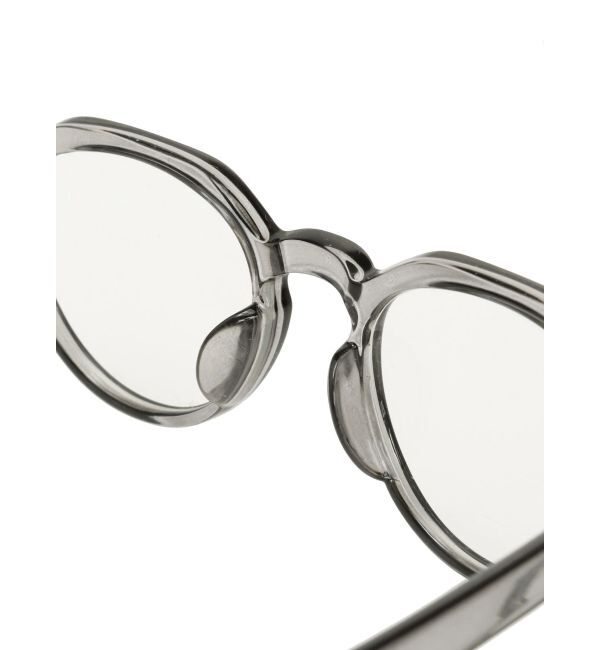 Ungrid「ラウンドフレームクリア伊達メガネ」|メガネ|