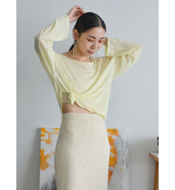 Ungrid「シアールーズカラーニット」|ニット・セーター|