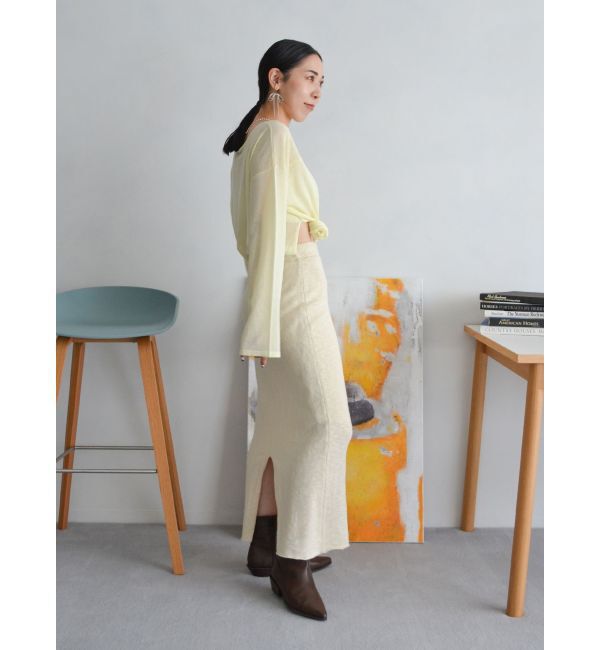 Ungrid「シアールーズカラーニット」|ニット・セーター|