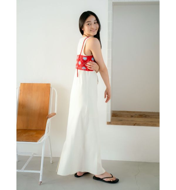 Ungrid「ビーズコンビニットキャミ」|キャミソール|