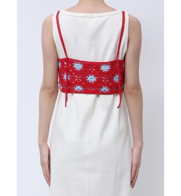 Ungrid「ビーズコンビニットキャミ」|キャミソール|