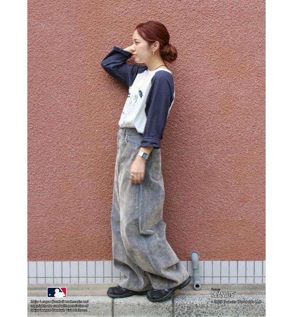 Ungrid「【MLB&times;PEANUTS】ラグランTee」|Tシャツ・カットソー|