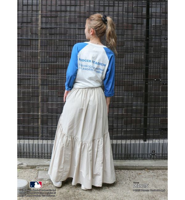 Ungrid「【MLB&times;PEANUTS】ラグランTee」|Tシャツ・カットソー|