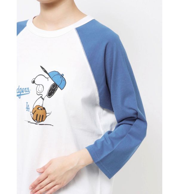 Ungrid「【MLB&times;PEANUTS】ラグランTee」|Tシャツ・カットソー|