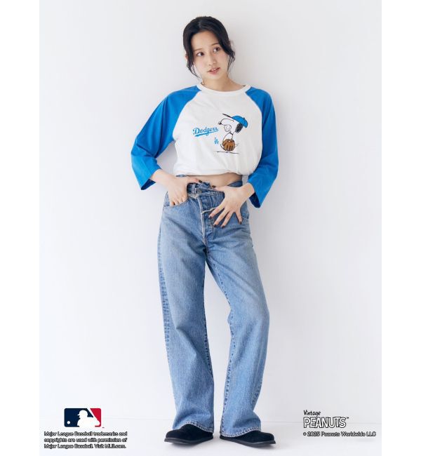 Ungrid「【MLB&times;PEANUTS】ラグランTee」|Tシャツ・カットソー|