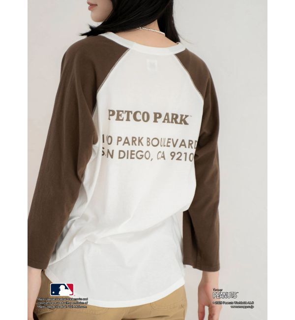 Ungrid「【MLB&times;PEANUTS】ラグランTee」|Tシャツ・カットソー|ブラウン