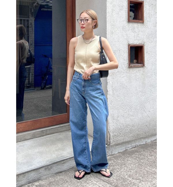 Ungrid「ライトオンスストレートデニム」|デニム|