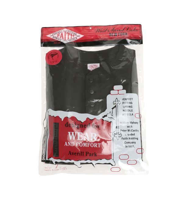 Ungrid「FAITH MILLS別注ヘンリーネックショートロングスリーブTee」|Tシャツ・カットソー|