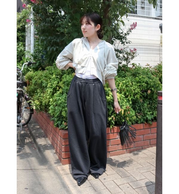 Ungrid「スウェットタックパンツ」|その他|