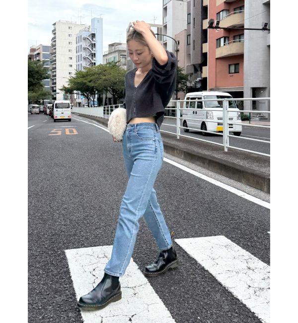 Ungrid「ストレッチテーパードデニム」|デニム|