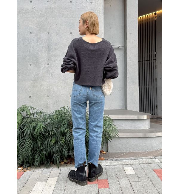 Ungrid「ストレッチテーパードデニム」|デニム|