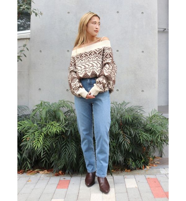 Ungrid「ストレッチテーパードデニム」|デニム|