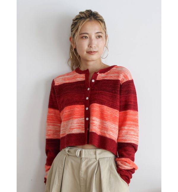 Ungrid「グラデーションニットカーディガン」|カーディガン|