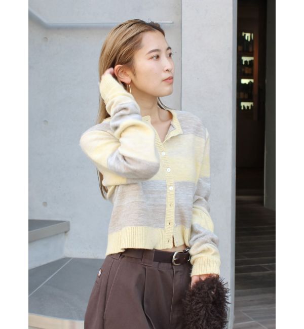 Ungrid「グラデーションニットカーディガン」|カーディガン|