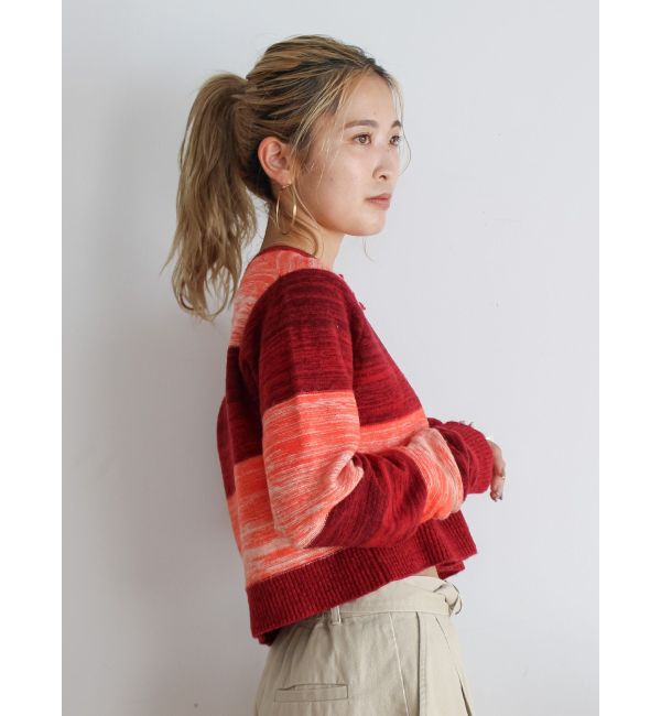 Ungrid「グラデーションニットカーディガン」|カーディガン|