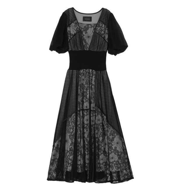 LAGUNAMOON「LADYウエストリブワンピース」|ワンピース|