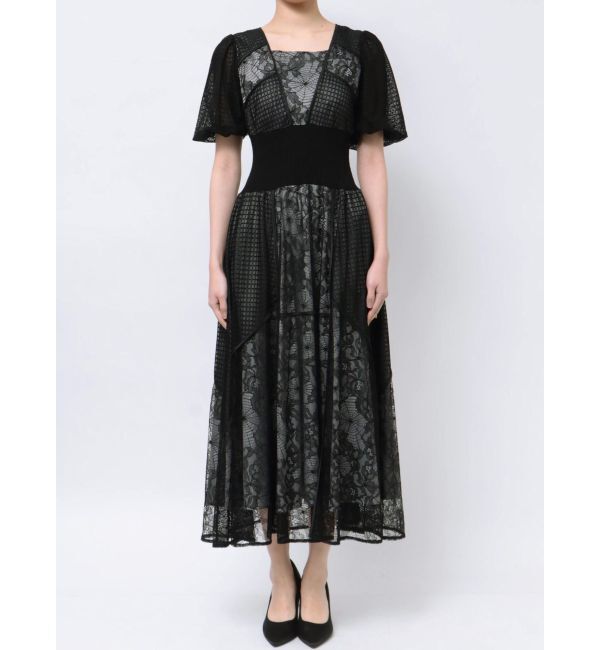 LAGUNAMOON「LADYウエストリブワンピース」|ワンピース|