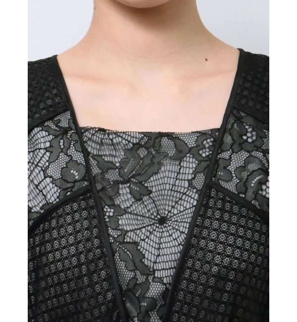 LAGUNAMOON「LADYウエストリブワンピース」|ワンピース|