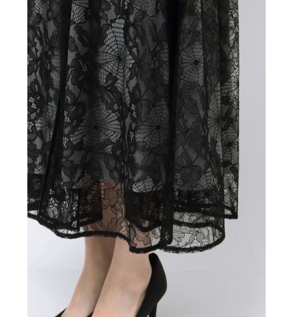 LAGUNAMOON「LADYウエストリブワンピース」|ワンピース|