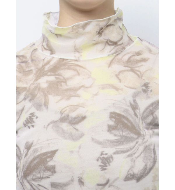 LAGUNAMOON「ペイントフラワーチュールトップス」|Tシャツ・カットソー|