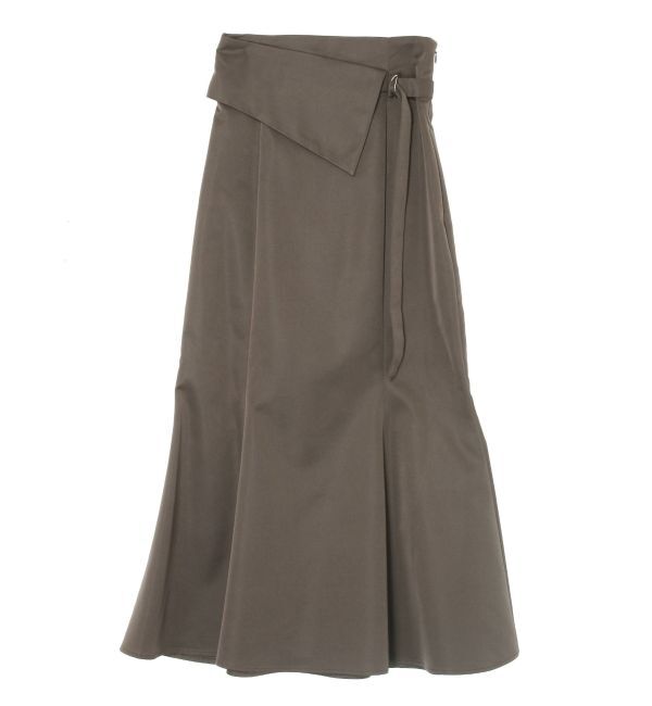 LAGUNAMOON「サテンツイルラペルマーメイドスカート」|スカート|