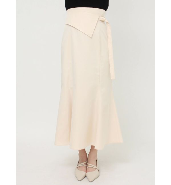 LAGUNAMOON「サテンツイルラペルマーメイドスカート」|スカート|