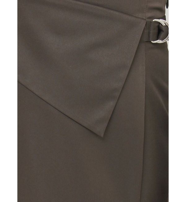 LAGUNAMOON「サテンツイルラペルマーメイドスカート」|スカート|