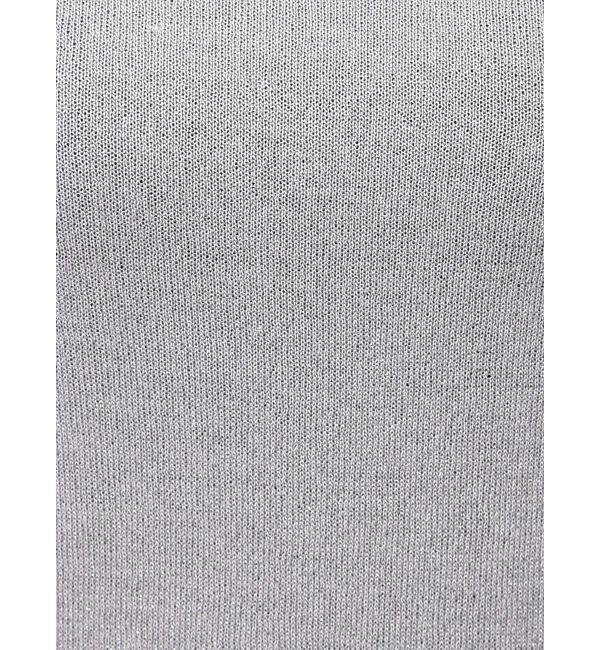 LAGUNAMOON「シアーラメボトルネックプルオーバー」|ニット・セーター|