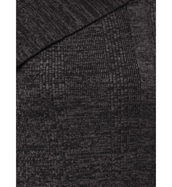 LAGUNAMOON「アシメネックリブハーフスリーブニットワンピース」|ワンピース|