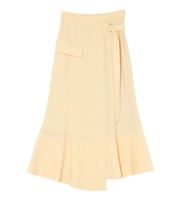 LAGUNAMOON「【新色追加】ツイードウエストアシメナローフレアスカート」|スカート|