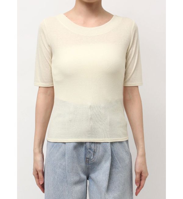 LAGUNAMOON「2WAYリボンシアーカットプルオーバー」|Tシャツ・カットソー|