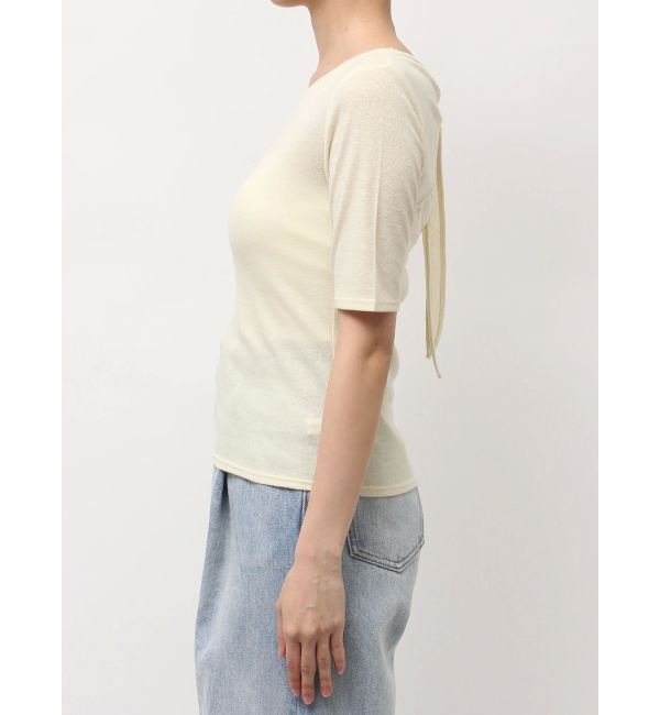 LAGUNAMOON「2WAYリボンシアーカットプルオーバー」|Tシャツ・カットソー|