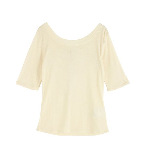 LAGUNAMOON「2WAYリボンシアーカットプルオーバー」|Tシャツ・カットソー|