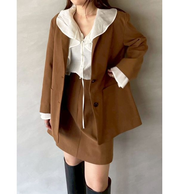 LAGUNAMOON「ラッフルシアーブラウス」|シャツ・ブラウス|