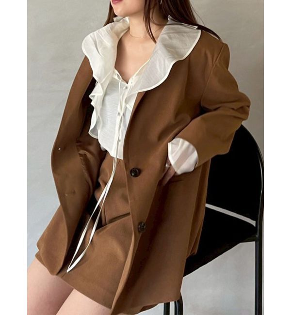 LAGUNAMOON「ラッフルシアーブラウス」|シャツ・ブラウス|