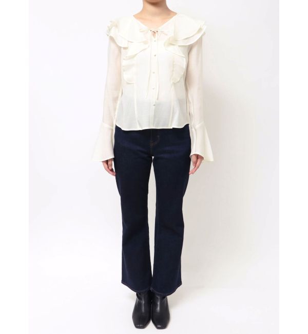 LAGUNAMOON「ラッフルシアーブラウス」|シャツ・ブラウス|