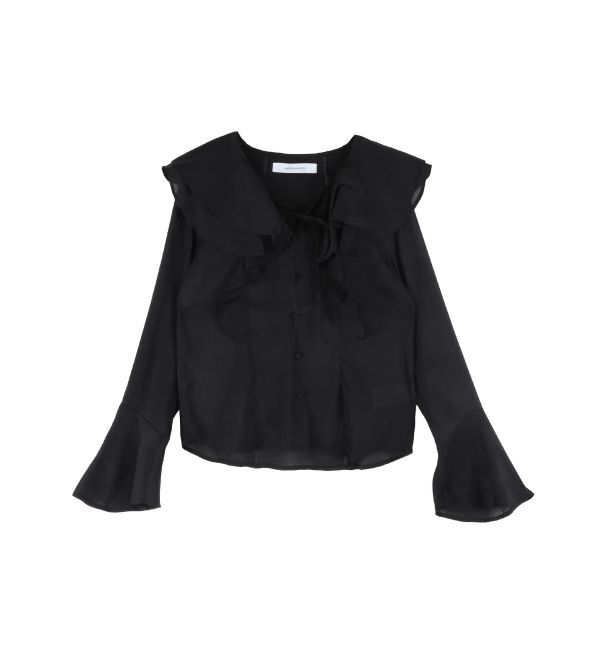 LAGUNAMOON「ラッフルシアーブラウス」|シャツ・ブラウス|