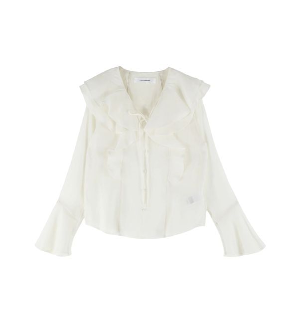 LAGUNAMOON「ラッフルシアーブラウス」|シャツ・ブラウス|